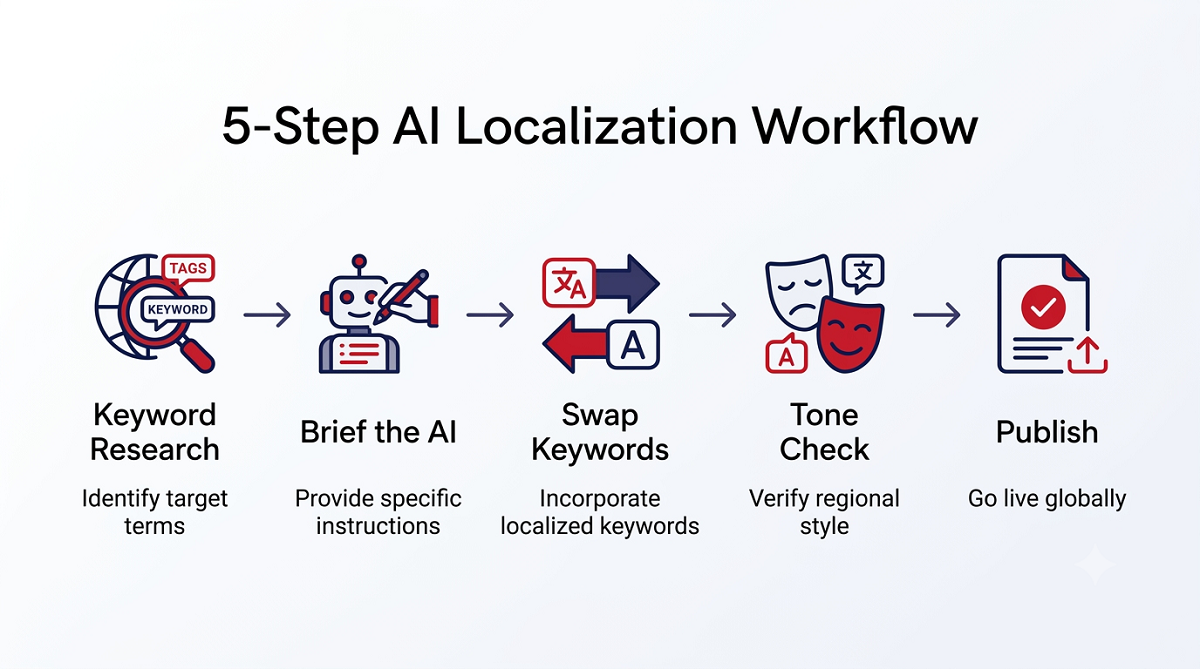 5-Step AI Localization Workflow